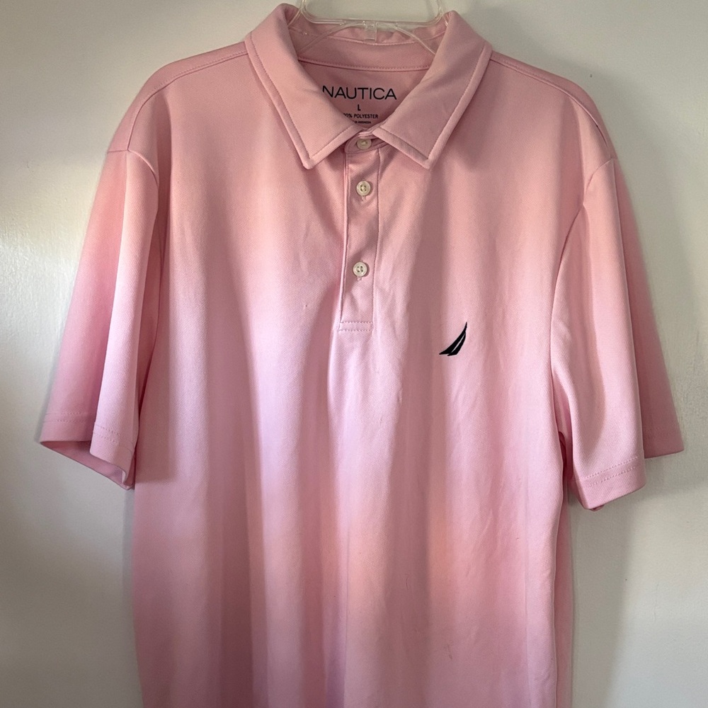 Nautica Light Pink Men's Polo Shirt